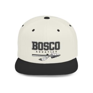 Bosco Aquatics Vintage-Inspired Flat Bill Snapback Hat