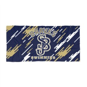 Bosco Swimming Camo - Changing Beach Towel | Large Cotton Towel